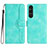 Funda de Cuero Cartera con Soporte Carcasa YX3 para Sony Xperia 1 V Verde