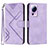 Funda de Cuero Cartera con Soporte Carcasa YX3 para Xiaomi Civi 2 5G Morado