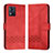 Funda de Cuero Cartera con Soporte Carcasa YX4 para Motorola Moto E13 Rojo