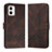 Funda de Cuero Cartera con Soporte Carcasa YX4 para Motorola Moto G53 5G Marron