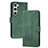 Funda de Cuero Cartera con Soporte Carcasa YX4 para Samsung Galaxy S24 5G Verde