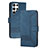 Funda de Cuero Cartera con Soporte Carcasa YX4 para Samsung Galaxy S24 Ultra 5G Azul