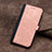 Funda de Cuero Cartera con Soporte Carcasa YX5 para Apple iPhone 13 Oro Rosa