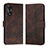 Funda de Cuero Cartera con Soporte Carcasa YX5 para Oppo A58 4G Marron