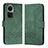 Funda de Cuero Cartera con Soporte Carcasa YX5 para Oppo Reno10 5G Verde