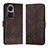 Funda de Cuero Cartera con Soporte Carcasa YX5 para Oppo Reno10 Pro 5G Marron