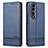 Funda de Cuero Cartera con Soporte Carcasa YZ1 para Huawei Honor 90 5G Azul