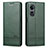 Funda de Cuero Cartera con Soporte Carcasa YZ1 para Oppo A78 5G Verde