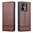 Funda de Cuero Cartera con Soporte Carcasa YZ1 para Xiaomi Mi 13T 5G Marron