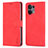 Funda de Cuero Cartera con Soporte Carcasa YZ5 para Oppo Reno9 5G Rosa Roja