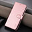 Funda de Cuero Cartera con Soporte Carcasa YZ6 para OnePlus Nord CE 3 5G Oro Rosa