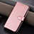 Funda de Cuero Cartera con Soporte Carcasa YZ6 para Oppo A78 4G Oro Rosa