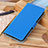 Funda de Cuero Cartera con Soporte Carcasa Z01 para Apple iPhone 15 Pro Max Azul