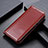 Funda de Cuero Cartera con Soporte Carcasa Z02 para Apple iPhone 14 Pro Max Marron