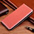 Funda de Cuero Cartera con Soporte Carcasa Z06 para Apple iPhone 13 Pro Max Rojo