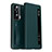 Funda de Cuero Cartera con Soporte Carcasa ZL3 para Huawei Honor Magic Vs Ultimate 5G Verde