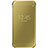 Funda de Cuero Cartera con Soporte Espejo Carcasa L02 para Samsung Galaxy S7 Edge G935F Oro