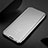 Funda de Cuero Cartera con Soporte Espejo Carcasa L03 para OnePlus 10T 5G Plata