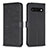 Funda de Cuero Cartera con Soporte Flores Carcasa BF1 para Google Pixel 7 5G Negro