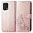 Funda de Cuero Cartera con Soporte Flores Carcasa para Oppo Find X5 5G Rosa