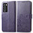 Funda de Cuero Cartera con Soporte Flores Carcasa para Realme GT Master Explorer 5G Morado