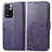 Funda de Cuero Cartera con Soporte Flores Carcasa para Xiaomi Mi 11i 5G (2022) Morado