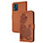 Funda de Cuero Cartera con Soporte Flores Carcasa Y01X para Motorola Moto E13 Marron