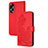 Funda de Cuero Cartera con Soporte Flores Carcasa Y01X para Oppo A18 Rojo