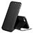 Funda de Cuero Cartera con Soporte L01 para Apple iPhone SE (2020) Negro