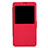 Funda de Cuero Cartera con Soporte L01 para Samsung Galaxy Note 3 N9000 Rojo