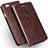 Funda de Cuero Cartera con Soporte L02 para Apple iPhone 6 Marron