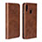 Funda de Cuero Cartera con Soporte L05 para Huawei Honor 10 Lite Marron