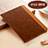 Funda de Cuero Cartera con Soporte L06 para Apple New iPad 9.7 (2018) Marron