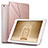 Funda de Cuero Cartera con Soporte L08 para Apple New iPad 9.7 (2018) Oro Rosa