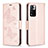 Funda de Cuero Cartera con Soporte Mariposa Carcasa B01F para Xiaomi Mi 11i 5G (2022) Oro Rosa