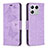 Funda de Cuero Cartera con Soporte Mariposa Carcasa B01F para Xiaomi Mi 13 5G Purpura Claro