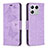 Funda de Cuero Cartera con Soporte Mariposa Carcasa B01F para Xiaomi Mi 13 Pro 5G Purpura Claro