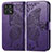 Funda de Cuero Cartera con Soporte Mariposa Carcasa para Huawei Honor X30i Morado