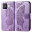 Funda de Cuero Cartera con Soporte Mariposa Carcasa para Huawei Nova 8 SE 4G Purpura Claro