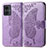 Funda de Cuero Cartera con Soporte Mariposa Carcasa para Motorola Moto G14 Purpura Claro