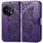 Funda de Cuero Cartera con Soporte Mariposa Carcasa para OnePlus 11 5G Morado