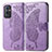 Funda de Cuero Cartera con Soporte Mariposa Carcasa para OnePlus 9 Pro 5G Purpura Claro