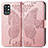 Funda de Cuero Cartera con Soporte Mariposa Carcasa para OnePlus 9R 5G Oro Rosa