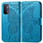 Funda de Cuero Cartera con Soporte Mariposa Carcasa para OnePlus Nord N200 5G Azul