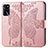 Funda de Cuero Cartera con Soporte Mariposa Carcasa para Oppo A16 Rosa