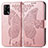 Funda de Cuero Cartera con Soporte Mariposa Carcasa para Oppo F19 Rosa