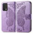 Funda de Cuero Cartera con Soporte Mariposa Carcasa para Realme GT Master 5G Purpura Claro