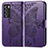 Funda de Cuero Cartera con Soporte Mariposa Carcasa para Realme GT Master Explorer 5G Morado