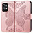 Funda de Cuero Cartera con Soporte Mariposa Carcasa para Realme GT2 Pro 5G Oro Rosa