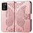 Funda de Cuero Cartera con Soporte Mariposa Carcasa para Realme Q3t 5G Rosa